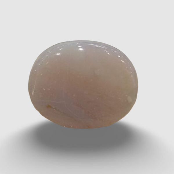 Natural White Opal 9.17 Ratti| Oval Cabochone| Certified No. IGCDKBAJ42922 image 0