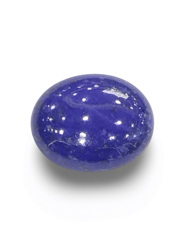 Natural Lapis Lazuli | Oval Cabochon | IGC Certified Certificate No.: IGCDKBAJ42510 image 1