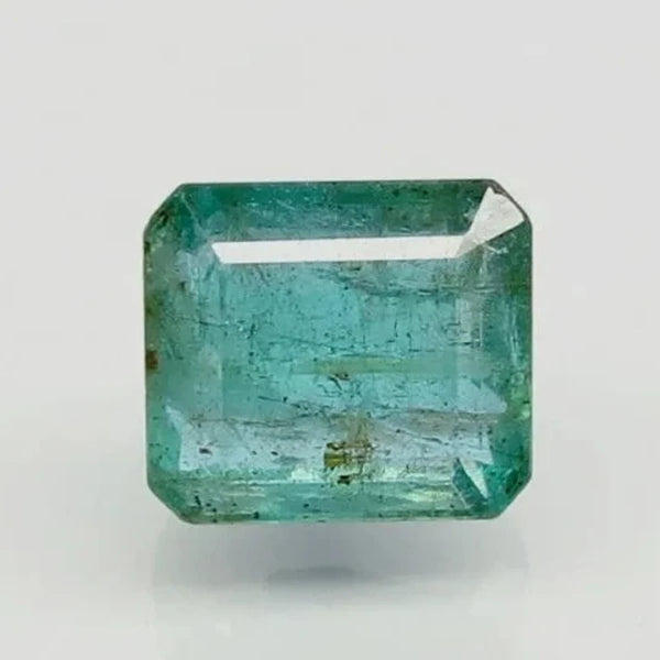 Natural Emerald (Panna) octagon step cut loose gemstone, report no. 6699D25930