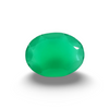 Natural Green Onyx oval mixed cut loose gemstone, SRT certified SRGTL30599