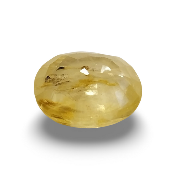 Natural Yellow Sapphire |Oval Mix Cut | IGC Certified No.: IGCDKBAJ53533 image 1