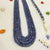 Natural Four Line Blue Sapphire Necklace: Elegance Meets Timeless Beauty image 0