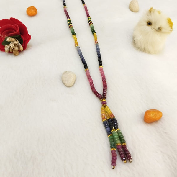Single Line Rainbow Necklaces: A Vibrant Expression of Style and Joy image 1