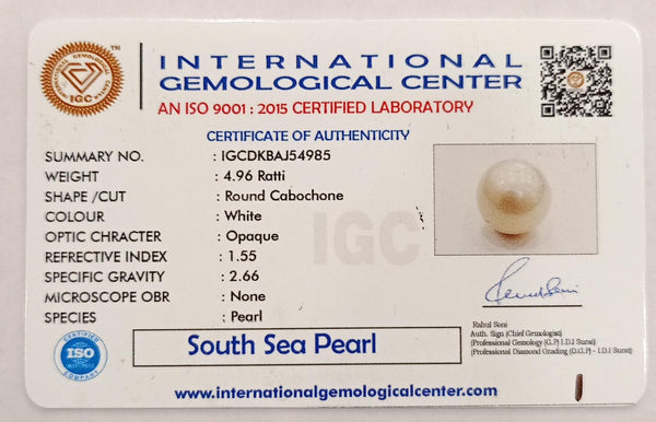 Natural South Sea Pearl – A Symbol of Elegance & Purity Summary No IGCDKBAJ54985 image 2