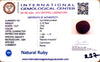Natural Ruby | Oval Cut | Red | Certified by IGC No.: IGCDKBAJ44848 image 2