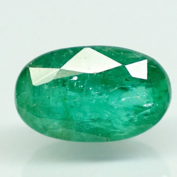 Natural Emerald |48K00| Govt. Lab Certified | Oval Mixed| Report No-12758D52406