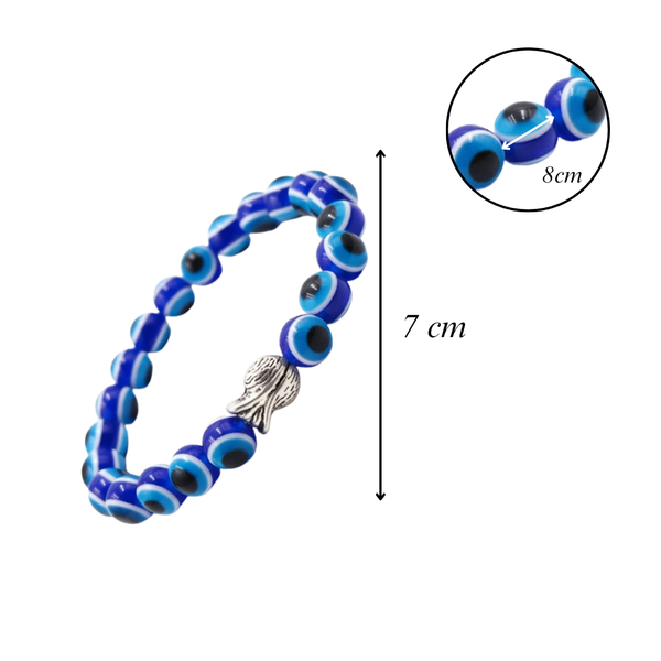 Energized Blue Evil Eye Bracelet for Protection