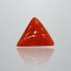 Natural Italian Red Coral Triangular Cabochon Moonga 4.50 Ratti - IGCDKBAJ42410