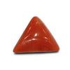 Natural Italian Red Coral Triangular Cabochon Moonga 4.06 Ratti - IGCDKBAJ42428