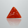 Natural Italian Red Coral Triangular Cabochon Moonga 4.50 Ratti - IGCDKBAJ42430