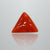 Natural Italian Red Coral Triangular Cabochon Moonga 3.50 Ratti - IGCDKBAJ42450