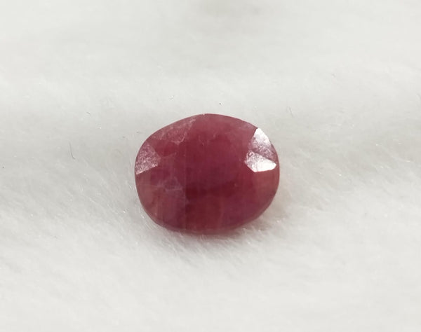 Natural Ruby | Oval Cut | IGC Certified No.: IGCDKBAJ44837 image 0