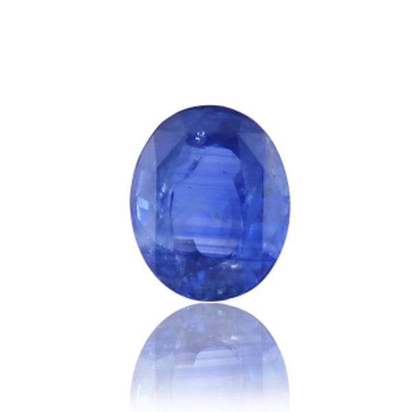 Natural Blue Sapphire (Neelam) certified loose gemstone, IGI report no. 563237841