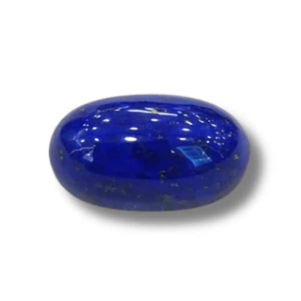 Natural Lapis Lazuli 18.96 ratti oval cabochon loose gemstone, IGC certified – Tushar Gems