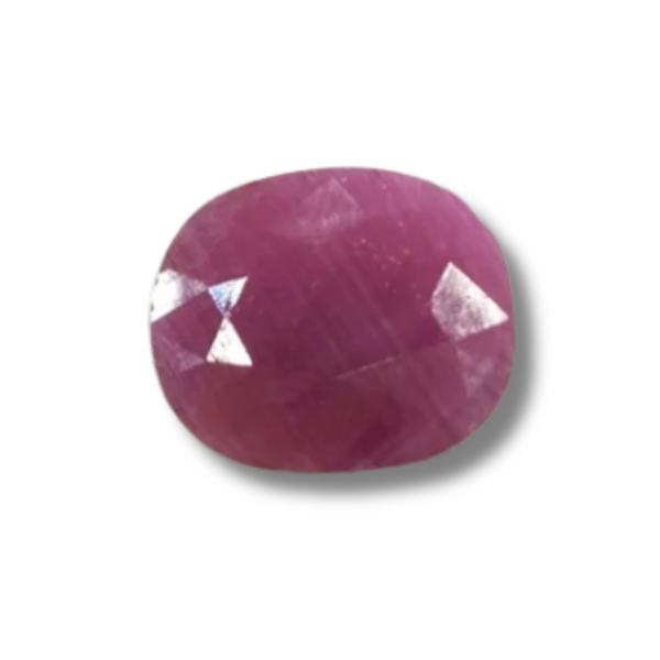 Natural Ruby (Manik) 7.06 ratti oval cut certified loose gemstone – Tushar Gems
