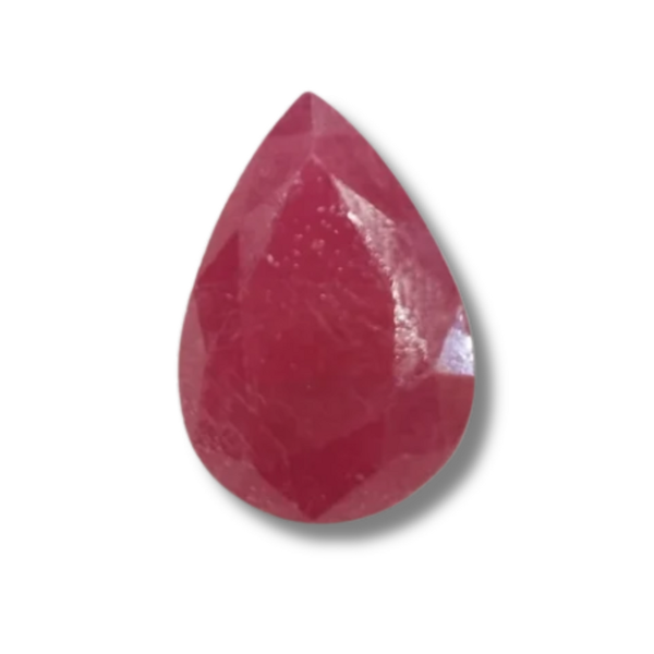 Natural Ruby (Manik) 11.64 ratti pear cut certified loose gemstone – Tushar Gems