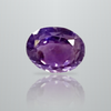 Natural Amethyst (Jamunia) oval mixed cut loose gemstone, IGC certified IGCDKBAJ45593
