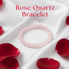 Pink Premium Rose Quartz Open The Heart Chakra Bracelet For Men & Women