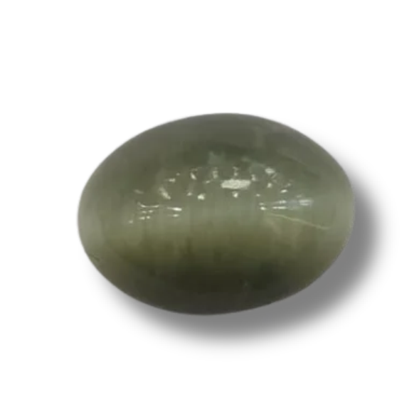 Natural Cat's Eye (Lehsunia) | 2H00 | Oval Cabochon | IGC Certified | Report No. SRGTL96614