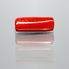 Natural Italian Red Coral (Moonga) cylindrical specimen, report no. 12675D51972