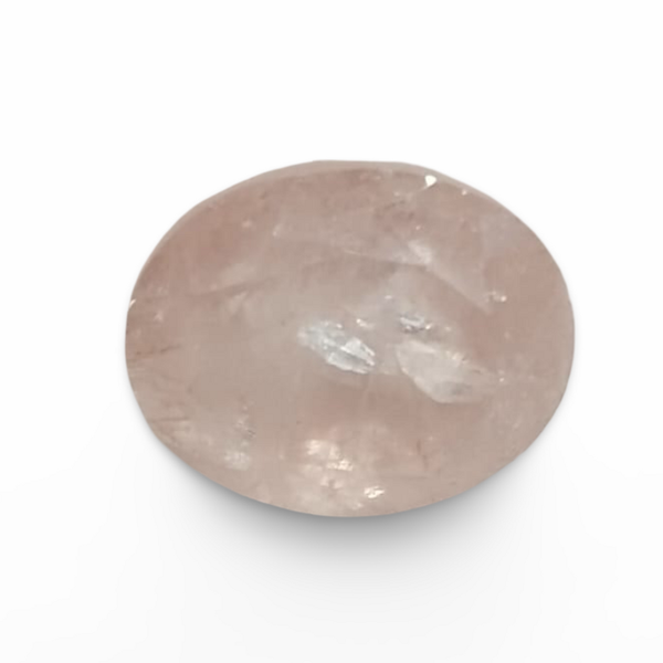 Natural Pink Morganite oval cut loose gemstone, lab certified SRGTL15605
