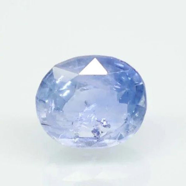 Natural Blue Sapphire (Neelam) oval mixed cut loose gemstone, report no. 11737D47194