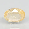 Natural Yellow Sapphire (Pukhraj) oval mixed cut loose gemstone, report no. 11737D47187