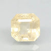 Natural Yellow Sapphire (Pukhraj) octagon step cut loose gemstone, report no. 11737D47191