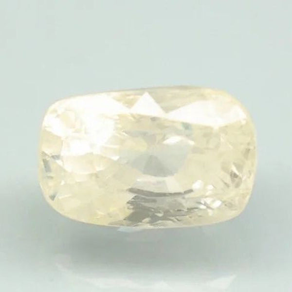 Natural Yellow Sapphire (Pukhraj) cushion mixed cut loose gemstone, report no. 11775D47373