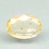 Natural Yellow Sapphire (Pukhraj) oval mixed cut loose gemstone, report no. 11775D47377