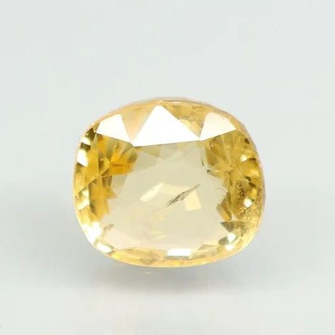 Natural Yellow Sapphire | Oval Mixed| Transparent | Govt. Lab Certified | Report No. 11858D47590