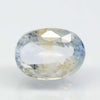 Natural Pitambari Sapphire (Pitambari Neelam) oval mixed cut loose gemstone, Govt. lab report no. 11886D47693
