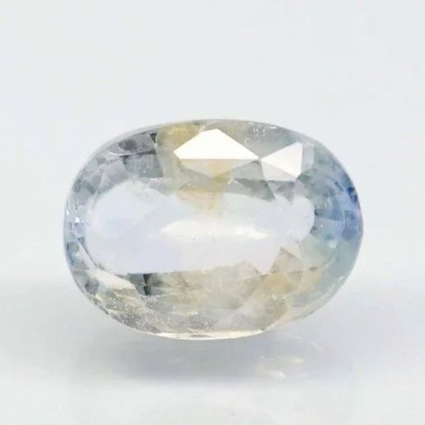 Natural Pitambari Sapphire (Pitambari Neelam) oval mixed cut loose gemstone, Govt. lab report no. 11886D47693