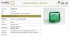 Natural Emerald | OCTAGON STEP | Govt. Lab Certified No.: 12634D51779