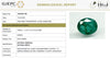 Natural Emerald |18K00| Govt. Lab Certified | OVAL MIXED | Report No- 12634D51780
