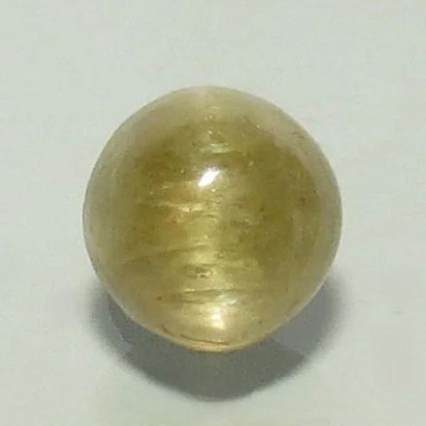 Natural Cat's Eye (Lehsunia) oval cabochon loose gemstone, report no. 12634D51770