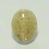 Natural Cat's Eye (Lehsunia) oval cabochon loose gemstone, IIGJ report 12859D52930