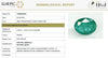 Natural Emerald | Oval Mixed Cut | IIGJ Certified No.: 12859D52924