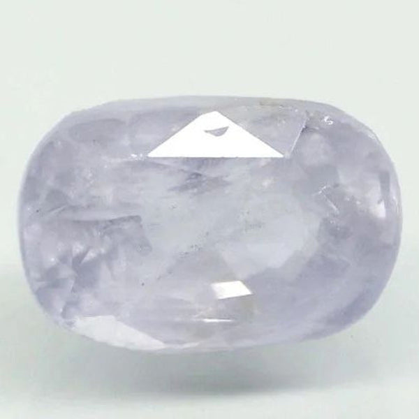 Natural Blue Sapphire (Neelam) oval mixed cut loose gemstone, IIGJ report 12991D53456