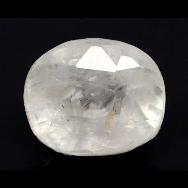 Natural Yellow Sapphire (Pukhraj) oval mixed cut loose gemstone, IIGJ report 12991D53452
