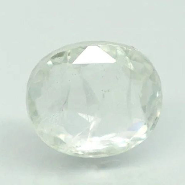 Natural Yellow Sapphire (Pukhraj) oval mixed cut loose gemstone, IIGJ report 12991D53455
