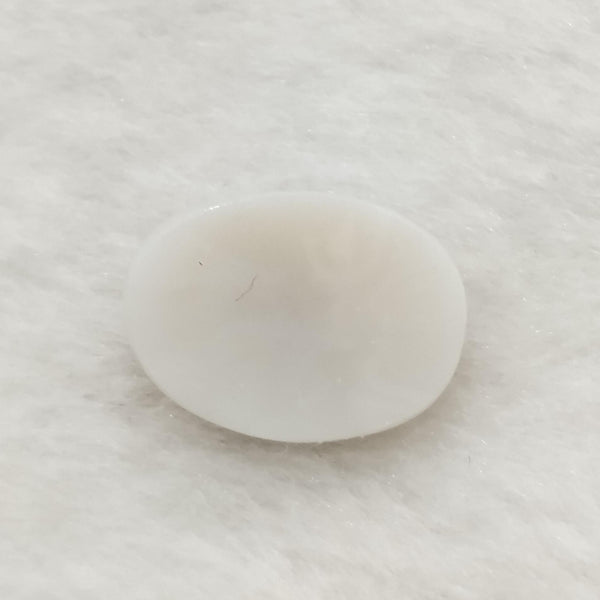 Natural White Opal|8H00| 6.31 Ratti | Cushion Cabochone | Certified No. SRGTL31883