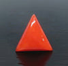 Natural Red Italian Coral |6H50| Triangular Cabochon | Govt. Lab Certified | Report No. 12939D53320