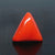 Natural Red Italian Coral |6H50| Triangular Cabochon | Govt. Lab Certified | Report No. 12939D53319