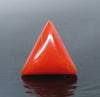 Natural Red Italian Coral |6H50| Triangular Cabochon | Govt. Lab Certified | Report No. 12939D53317