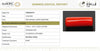 Natural Red Italian Coral |5H50| Cylindrical Specimen | Govt. Lab Certified | Report No. 12993D53474