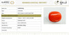 Natural Red Italian Coral |16H50| Oval Cabochon | Govt. Lab Certified | Report No. 12992D53466