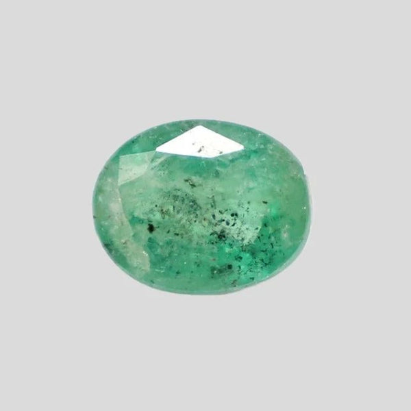 Natural Emerald (Panna) 4.07 carat oval, govt lab certified - Tushar Gems