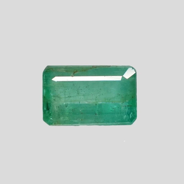 Natural Emerald (Panna) octagon step cut, govt lab certified, Report 13486D55309 - Tushar Gems