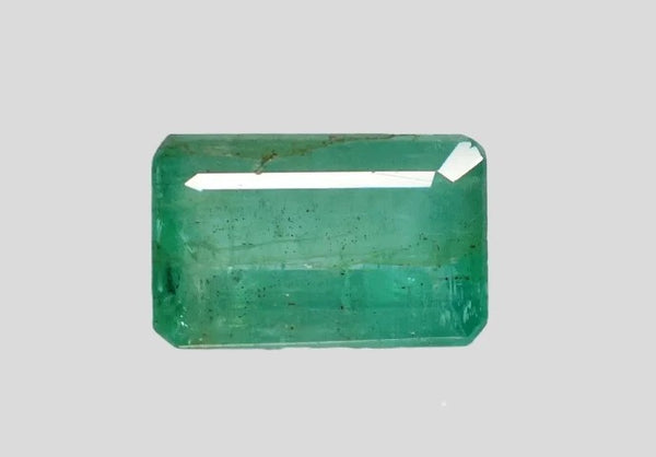 Natural Emerald (Panna) octagon step cut, govt lab certified, Report 13486D55309 - Tushar Gems